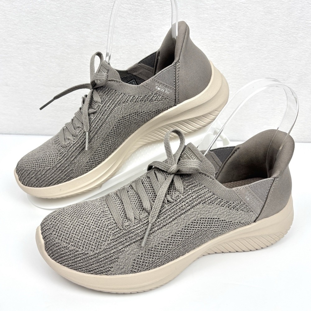 Skechers Women’s Martha Stewart Slip-Ins Ultra Flex 3.0 Sneakers 7.5 Taupe Beige